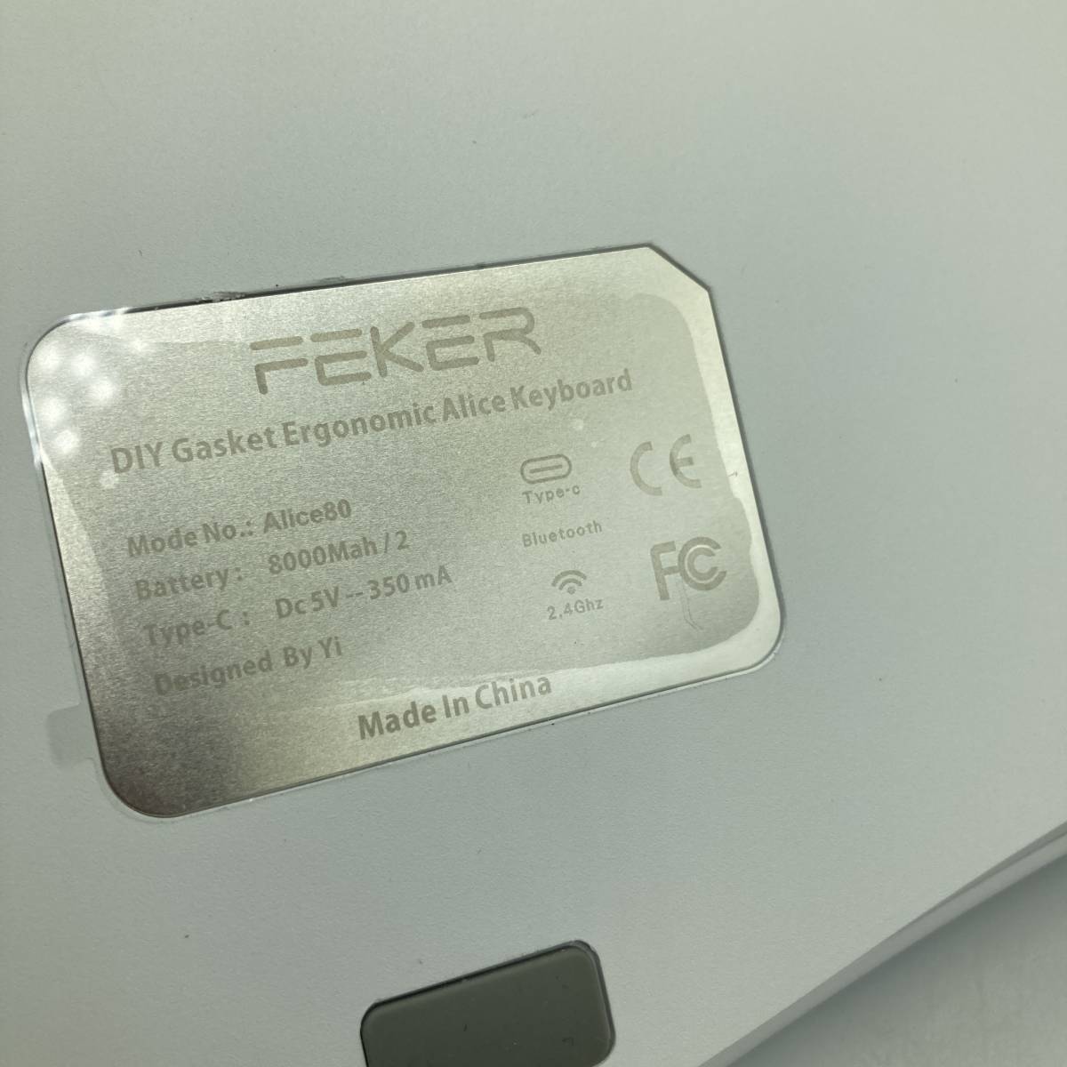 【不足品あり】Feker Alice-80 ゲーミングキーボード メカニカルキーボード/Y15220-O1の画像7