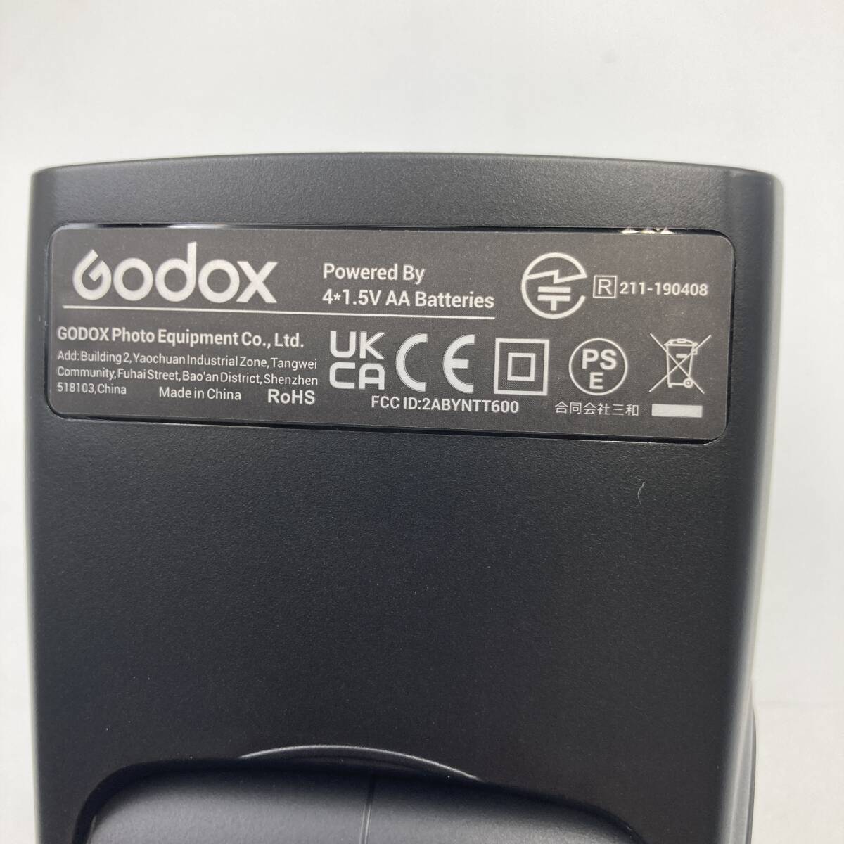 【通電確認済み】GODOX TT600 クリップオン ストロボ ガイドナンバー60 フラッシュ スピードライト/Y15805-O2_画像7