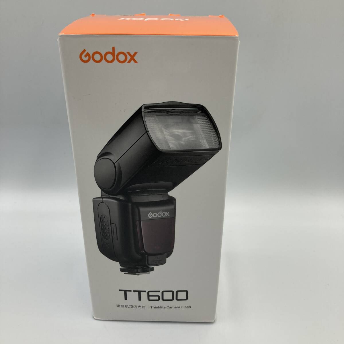 【通電確認済み】GODOX TT600 クリップオン ストロボ ガイドナンバー60 フラッシュ スピードライト/Y15805-O2_画像1