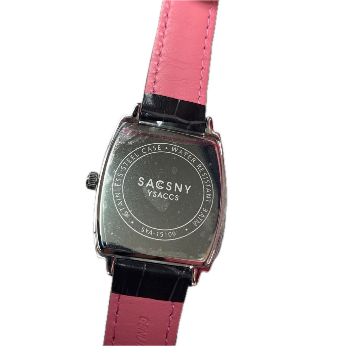 SACSNY Y'SACCS　メンズ　立体文字盤　ビッグフェイスWATCH 腕時計