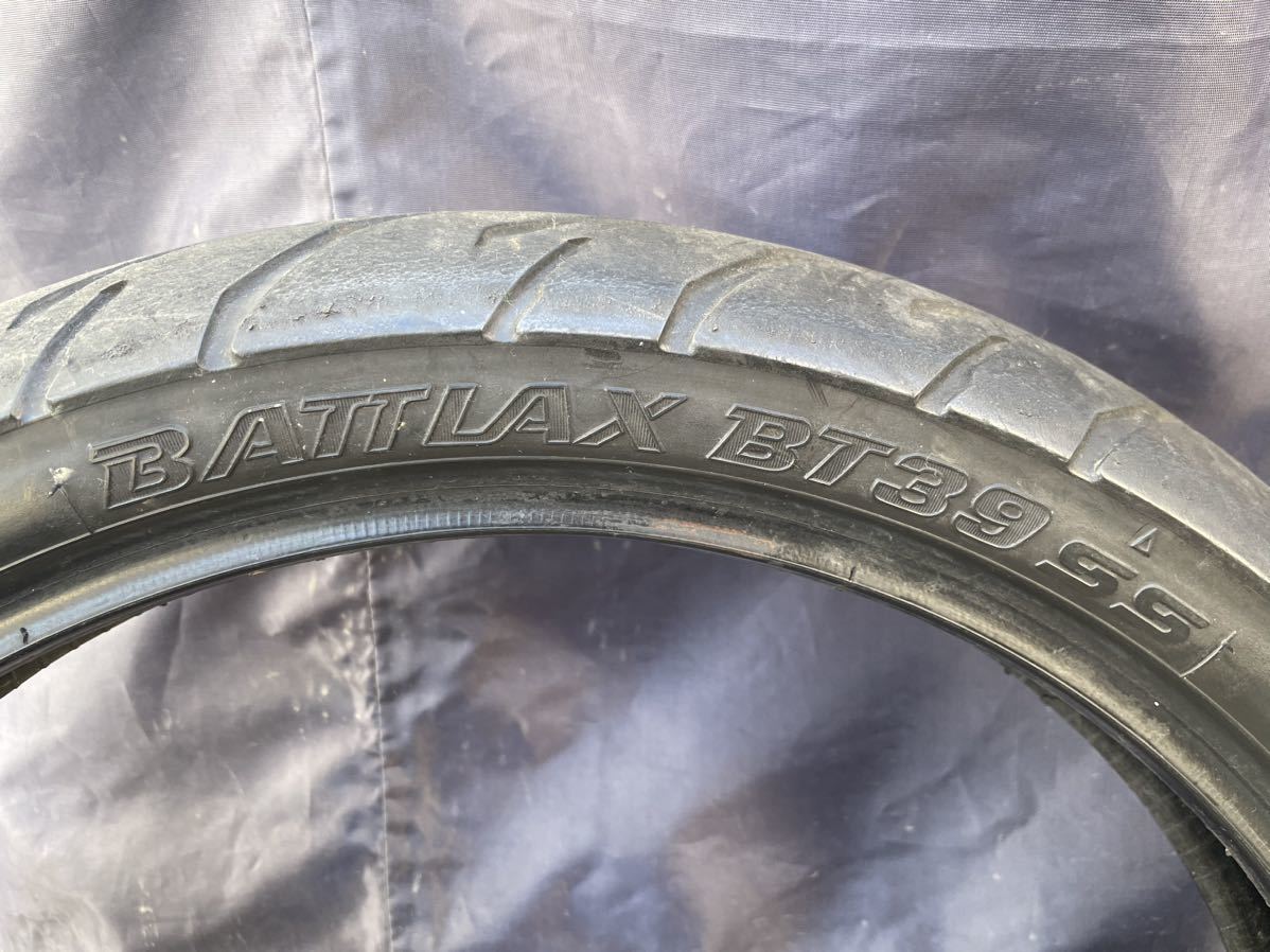 ●BRIDGESTONE BATTLAX BT39ss 90/80-17 2208 ブリヂストン タイヤ 倉庫整理品T3_画像6