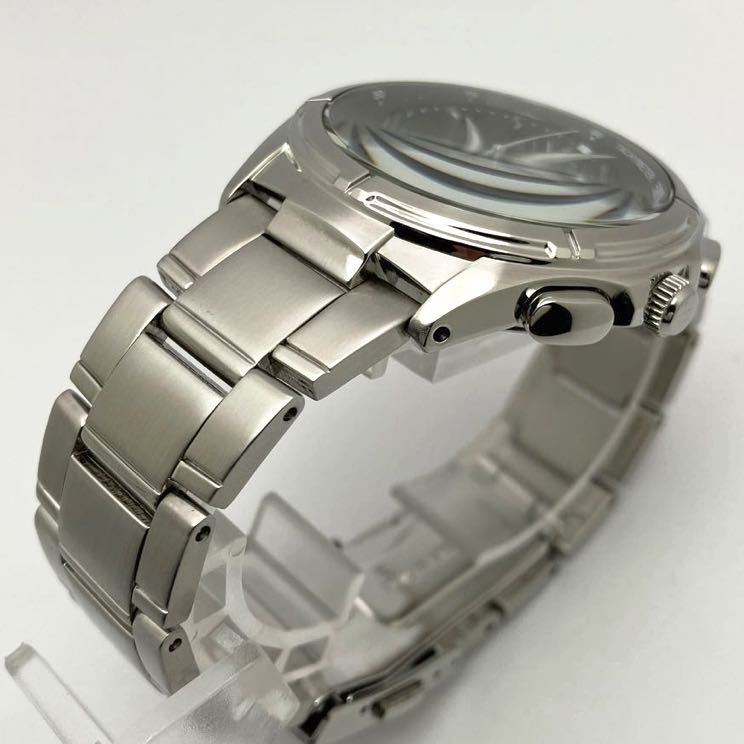 良品☆電池新品☆送料込☆セイコー SEIKO ワイアード WIRED メンズ腕時計 クロノグラフ 黒 ブラック 人気モデル 7T92-0GB0 AGBV139_画像6