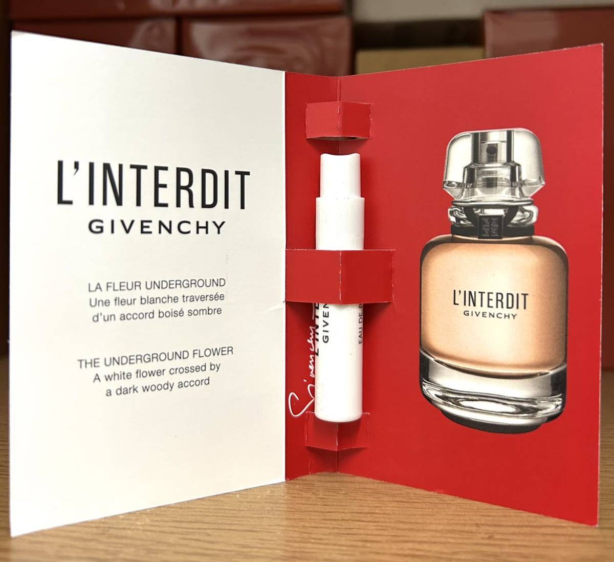 《送料無料》ジバンシイ ランテルディ オーデパルファム 1ml ※未使用※ #GIVENCHY L'INTERDIT EDP #ジバンシー_画像2