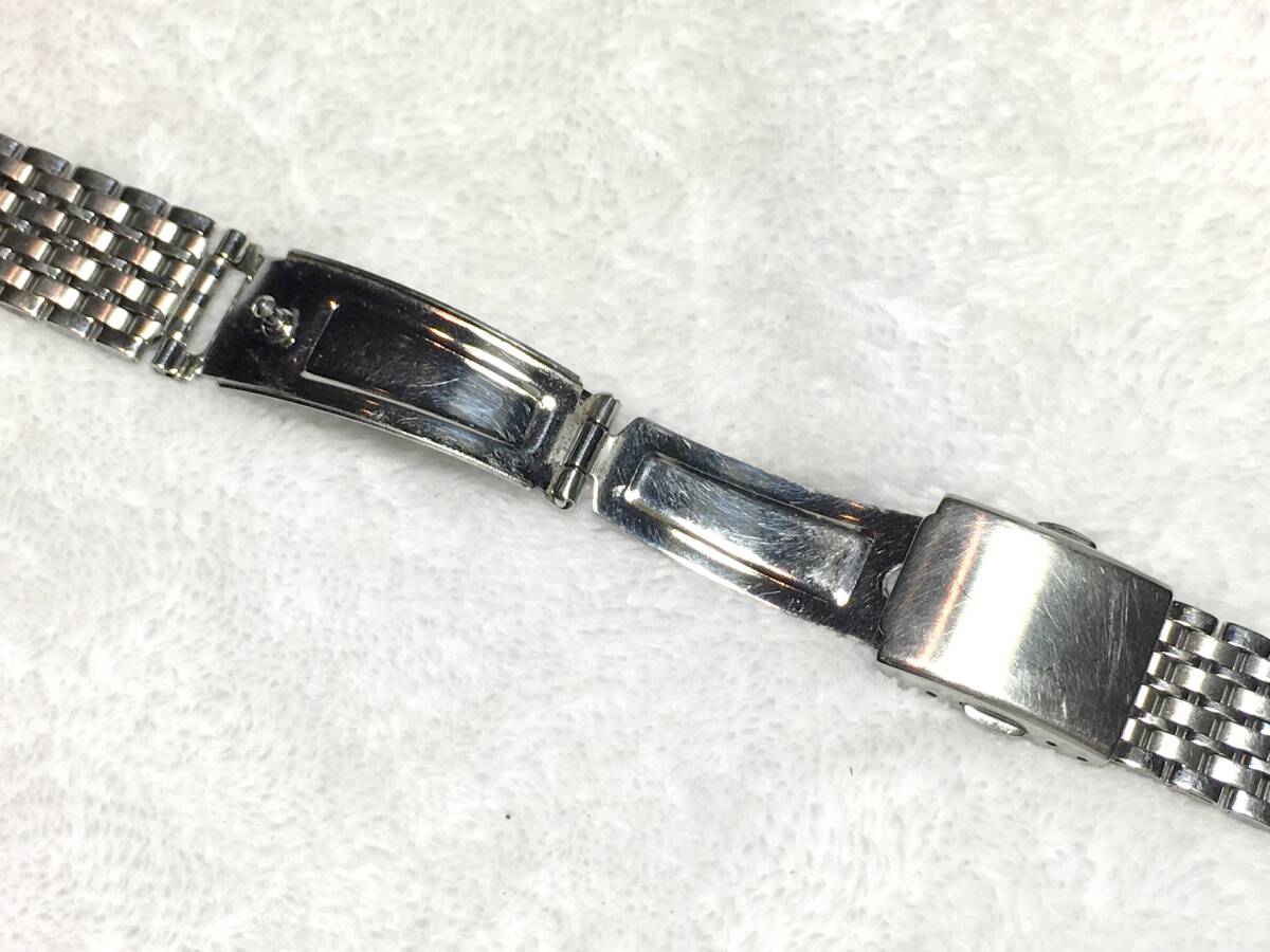 腕時計 snake メタルバンド 取付け幅21mm シルバー 銀 シルバー 中古 ベルト ブレス ステンレス スネイク スネークの画像3