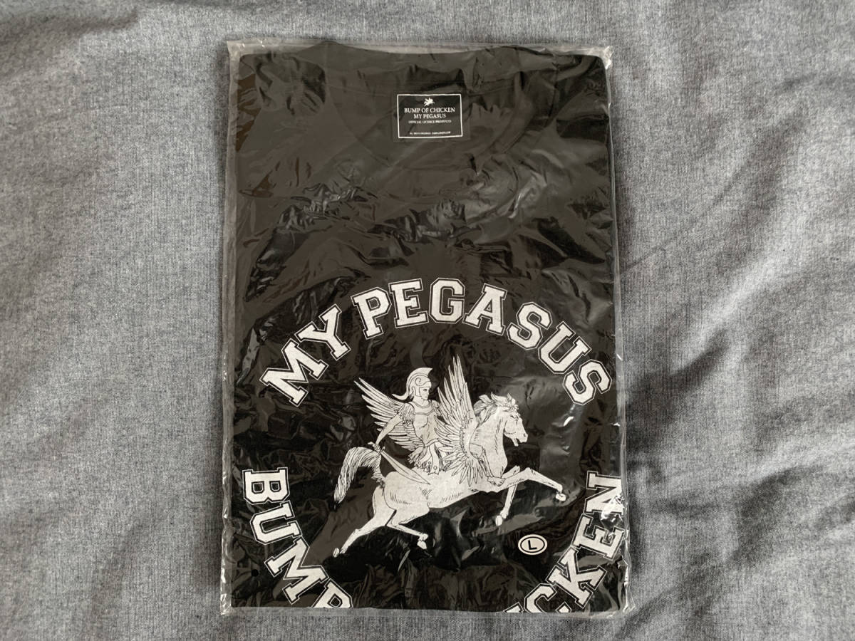 BUMP OF CHICKEN バンプオブチキン Tシャツ Lサイズ 黒 1枚 未開封 MY PEGASUS マイペガサスツアー 2004_画像1