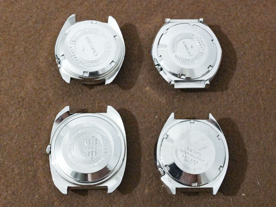 【ジャンク扱い】セイコー 自動巻き腕時計４個まとめて：SEIKO 4-Automatic Watches together._画像2