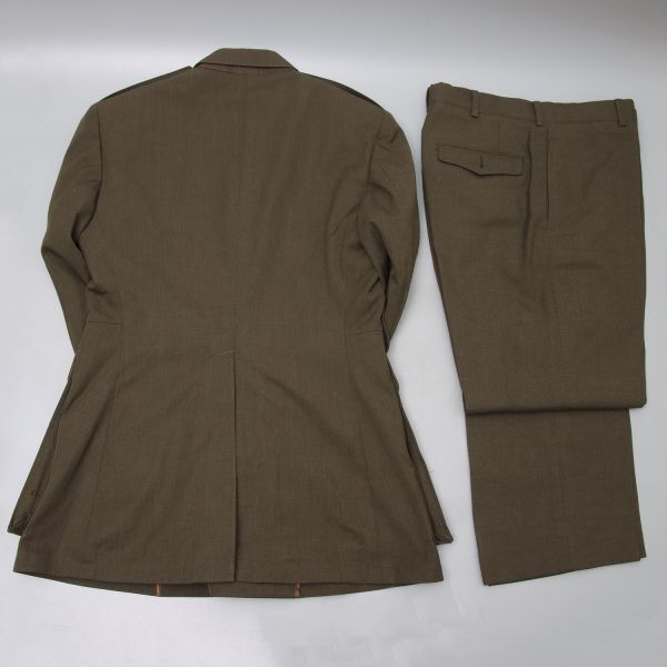 PF103.【コレクター放出品】米軍 アメリカ軍 海軍 制服 将校 ジャケット パンツ 上下 / USミリタリー軍服制服上着ズボン_画像2