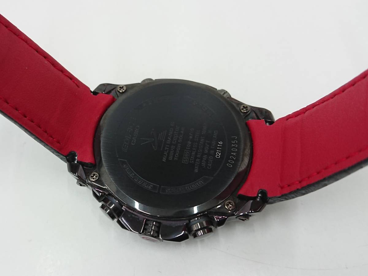 CASIO エディフィス EDIFICE マルチバンド6 EQW-M710 稼働品 カシオ ソーラー電波時計 メンズ 腕時計_画像9