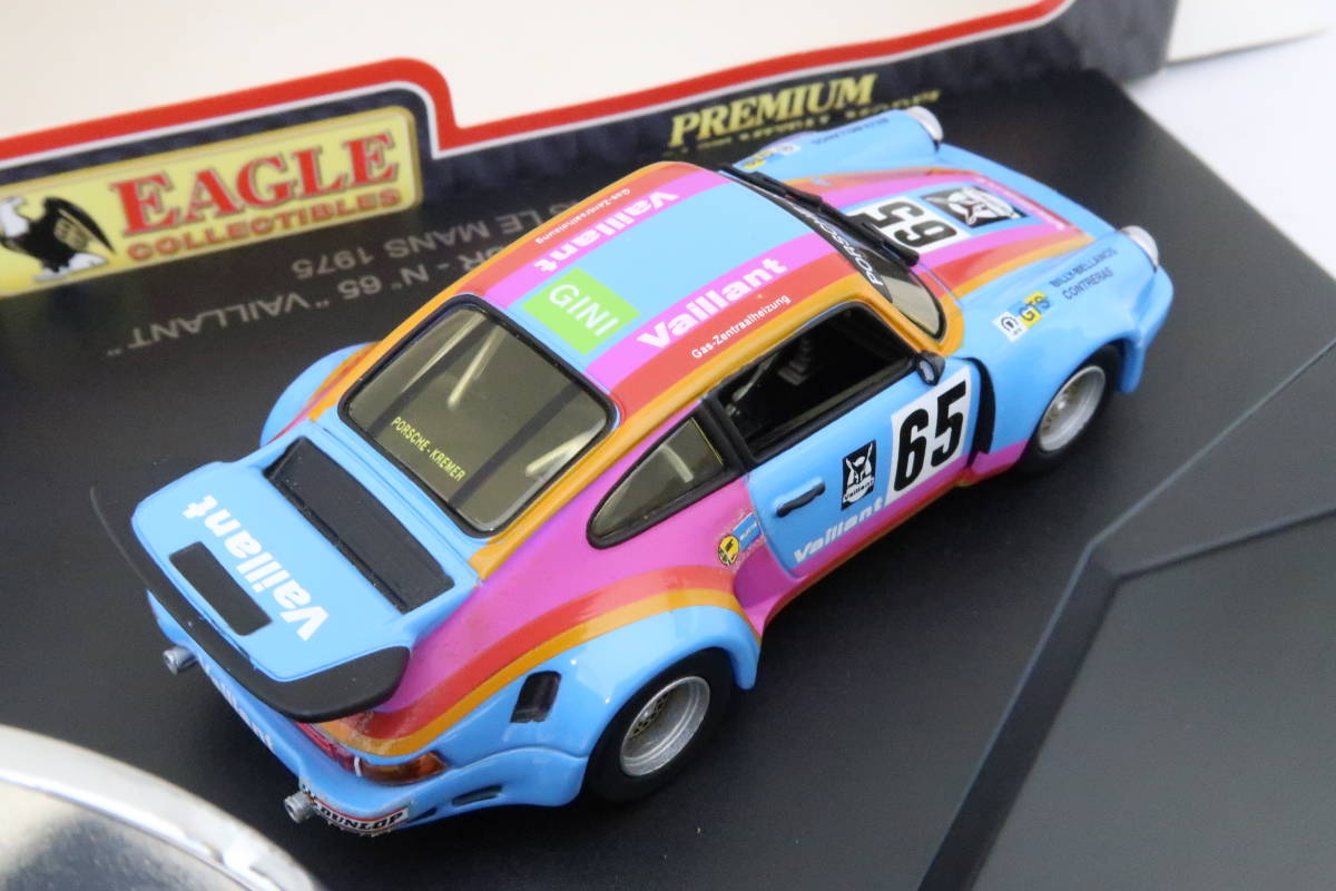 EAGLE PORSCHE CARRERA RSR VAILLANT #65 LE MANS 1975 ポルシェ ルマン 箱付 1/43 ニコレ_画像3