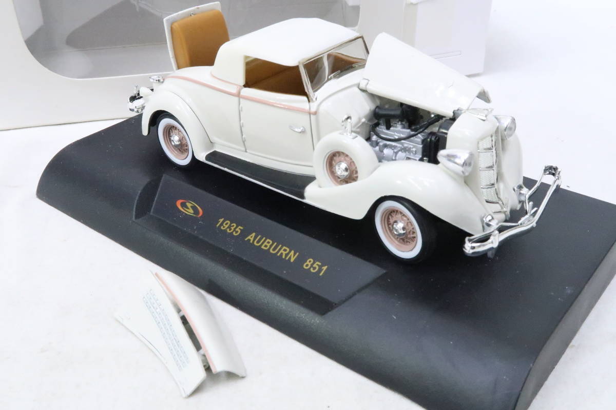 1935 AUBURN 851 オーバーン ジャンク 箱付 1/32 ニロレ_画像2