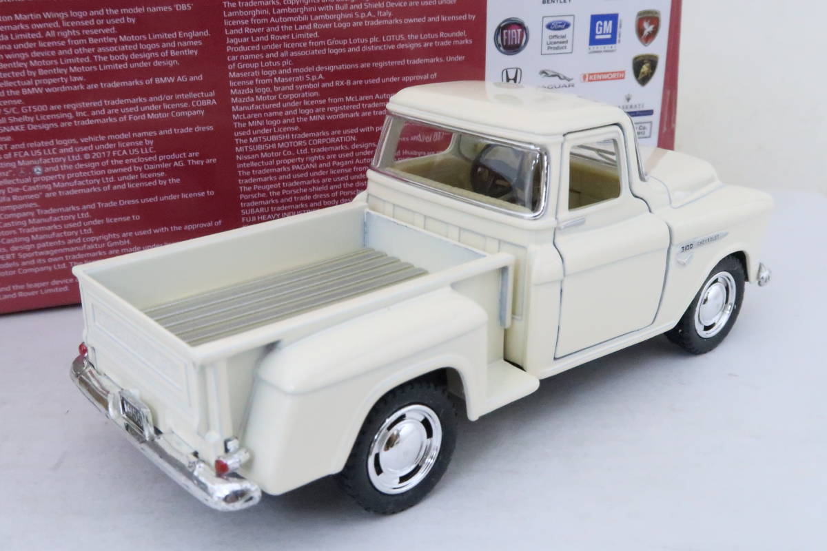 KiNSMART 1955 Chevy Stepside Pick-up シェビー ピックアップ 箱付 1/43 イナレ_画像2