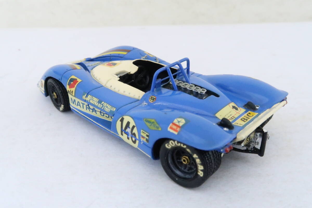 Stand43 レジンキット組立て MATRA-SIMCA MS650 マートラシムカ 難有 箱無 2台 欠品 1/43 フランス製 ハレ_画像7