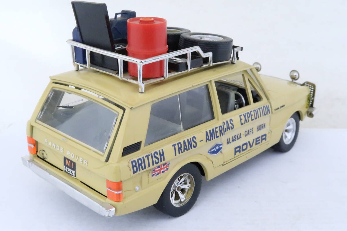 Bburago RANGE ROVER RAID ALASKA CAPE HORN レンジローバー 箱無 1/24 イタリア製 ミニレ_ドアのチリ悪いです