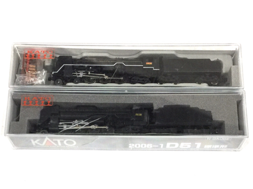 カトー 2019-2 Ｃ62 東海道形 / 2006-1 D51標準型 Nゲージ 鉄道模型 車両 車輌 ケース付き 計2点 セット QR022-408_画像7