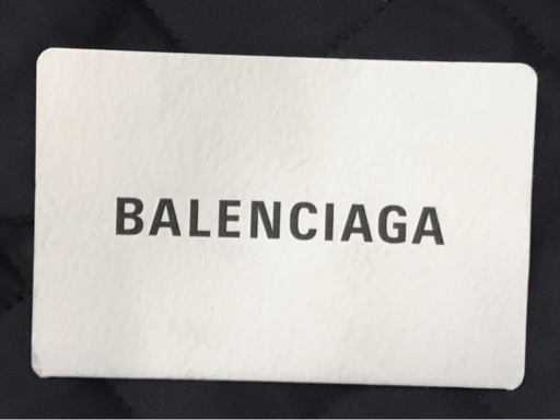  Balenciaga размер 34 528577 длинный рукав пальто Zip выше передний кнопка женский чёрный серия с биркой .BALENCIAGA
