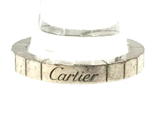カルティエ 750 ラニエール リング 指輪 #52 12号 6.5g シルバーカラー アクセサリー ジュエリー 小物 Cartier_画像2