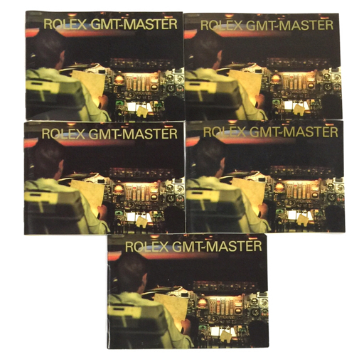 【付属品のみ】ロレックス 時計用 純正品 GMT-Master GMTマスター Ref.16710 16713 16718 2002年～2006年 冊子 5冊_画像1