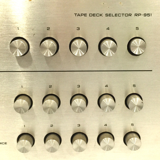Technics RP-951 テープ デッキ セレクター TAPE DECK SELECTOR オーディオ機器_画像6