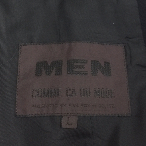 コムサデモード MEN サイズ L 長袖 ジャケット ボタン ブラック 黒 含 メンズ 他 アウター 計4点 セット_画像4