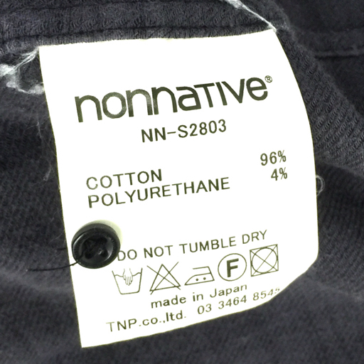 ノンネイティブ 0 NN-S2803 コットン混 長袖 シャツ フーディ フロントボタン チェック柄 メンズ グレー系 nonnative_画像6