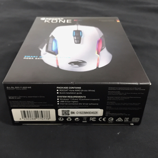 1円 新品同様 未開封 ROCCAT KONE AIMO ROC-11-820-WE ゲーミングマウス_画像6