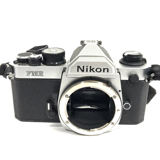 1円 Nikon FM2 シルバー 一眼レフ フィルムカメラ ボディ 本体 マニュアルフォーカス L061327_画像1