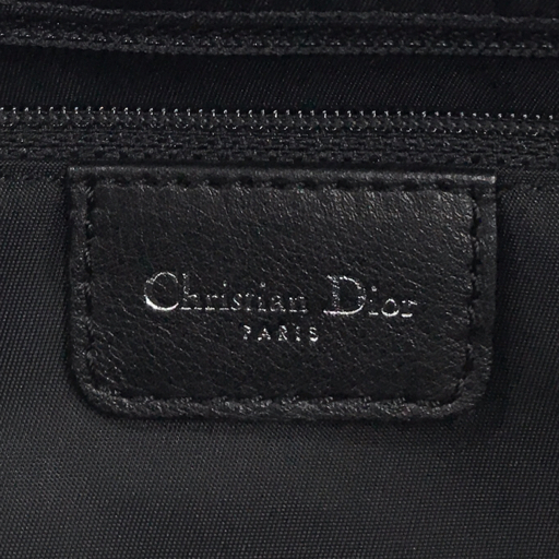 クリスチャンディオール トロッター ショルダーバッグ ジップ レディース ブラック ChristianDior 保存袋付 QR023-584_画像8