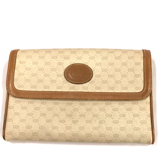 グッチ 004.904.0198 マイクロGG 2way ショルダー / クラッチバッグ マグネットボタン レディース GUCCI QR023-508_画像1