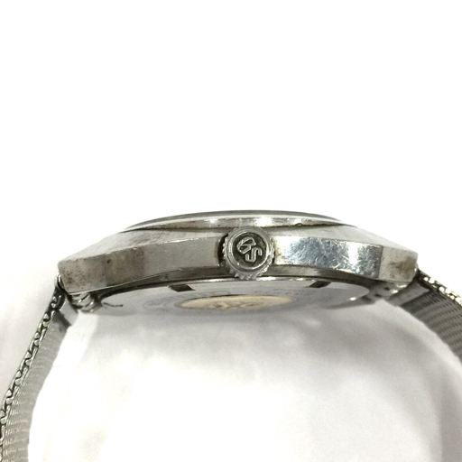 セイコー グランドセイコー ハイビート 36000 デイト 手巻き 機械式 腕時計 メンズ 社外ブレス ファッション小物_画像2