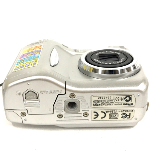 NIKON COOLPIX 2100 4.7-14.1mm 1:2.6-4.7 コンパクトデジタルカメラ QR023-216_画像5