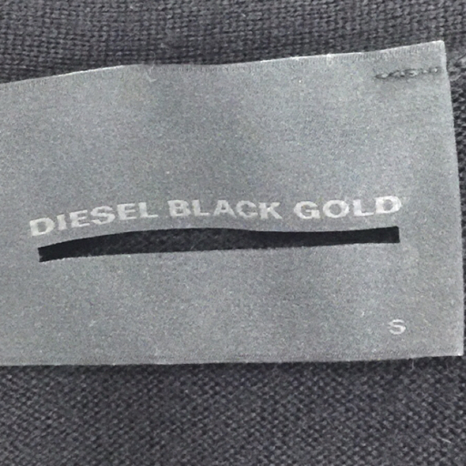 DIESEL BLACK GOLD サイズ S 長袖 ニットカーディガン ボタン ウール メンズ トップス ブラック 黒 ディーゼル_画像6