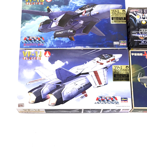 ハセガワ 超時空要塞マクロス 1/72 VF-1J バルキリー TV版 カラークリアーバージョン 未組立 他 宇宙戦艦ヤマト 等_画像4