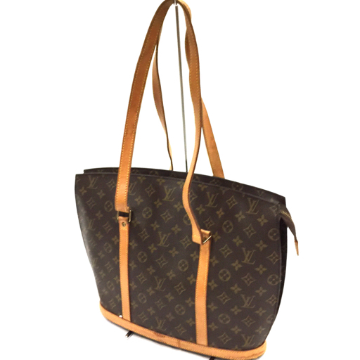 ルイヴィトン M51102 モノグラム バビロン トートバッグ 肩掛け鞄 ブラウン系 茶系 LOUISVUITTON QR024-200_画像1