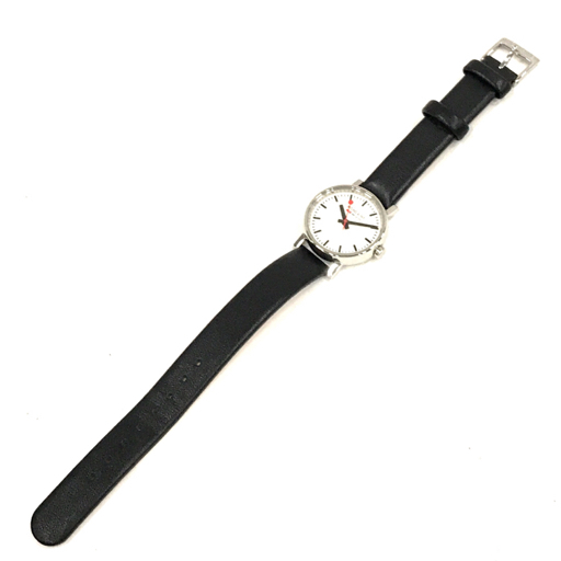 モンディーン クォーツ 腕時計 レディース ホワイト文字盤 未稼働品 付属品あり ファッション小物MONDAINE_画像4