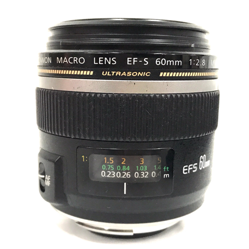 1円 CANON EF-S 60mm 1:2.8 Macro USM カメラレンズ EFマウント オートフォーカス_画像2