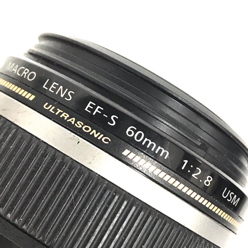 1円 CANON EF-S 60mm 1:2.8 Macro USM カメラレンズ EFマウント オートフォーカス_画像4