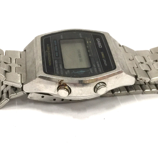 カシオ デジタル クォーツ 腕時計 W-250 メンズ 純正ブレス ジャンク品 ファッション小物 CASIO QR024-315_画像2