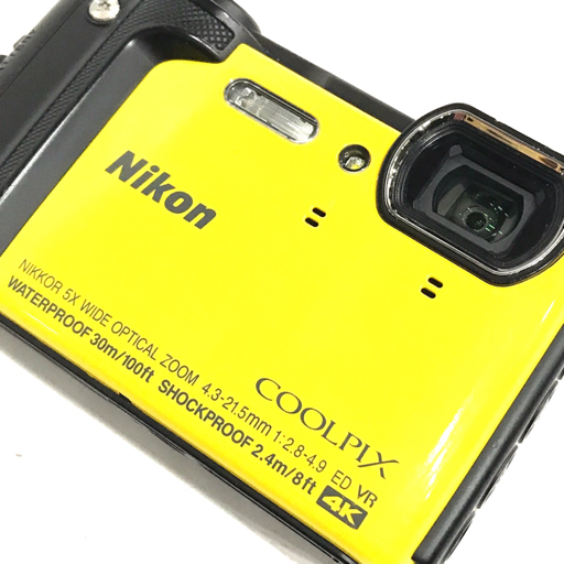 1円 Nikon COOLPIX W300 YELLOW 4.3-21.5mm 1:2.8-4.9 コンパクトデジタルカメラ C012106_画像7