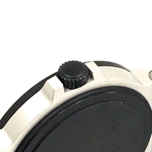 ブルガリ アルミニウム 自動巻 オートマチック デイト 腕時計 BB40AT メンズ 稼働品 純正ベルト 小物 BVLGARI_画像5