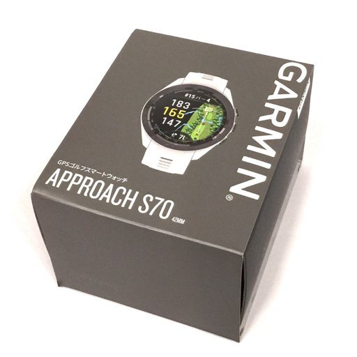1円 美品・未使用 GARMIN ガーミン Approach S70 42㎜ ブラック スマートウォッチ アプローチ GPS_画像6