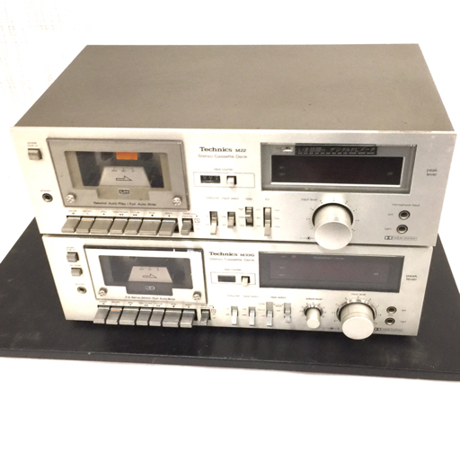 Technics RS-M22 RS-M33G カセットデッキ 2点セット 動作確認済 テクニクス_画像1