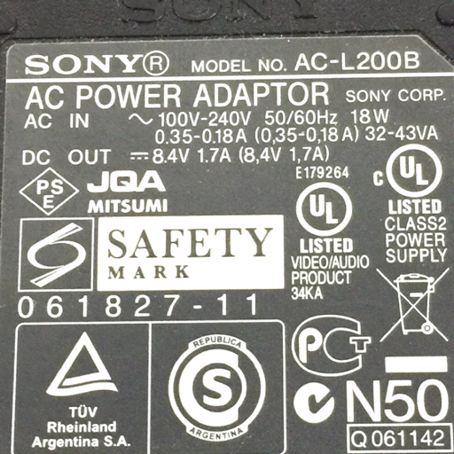 SONY AC-L200B ASUS ADP-45EW DELL LA65NE0-01DP/N 含む ACアダプター まとめ セットの画像3