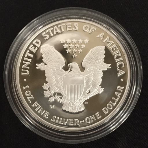 1円 アメリカ USA ウォーキングリバティ 2006年 1ドル コイン 銀貨 重さ31g 直径40.59mm ケース付き_画像2