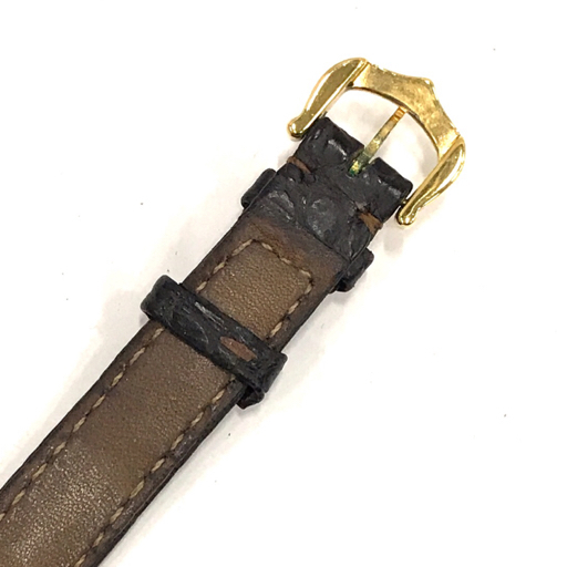 カルティエ マスト コリゼ 925 ヴェルメイユ クォーツ 腕時計 レディース 不動品 純正ベルト 保存袋付き Cartier_画像8