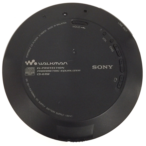 SONY D-NE830 WALKMAN MP3 ATRAC ポータブルCDプレーヤー 通電動作確認済_画像4
