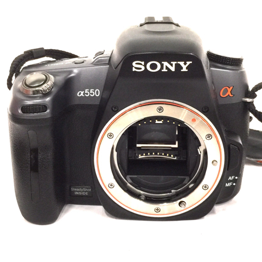 SONY α550 DSLR-A550 MINOLTA AF ZOOM 24-85mm 1:3.5-4.5 75-300mm 1:4.5-5.6 D デジタル一眼レフカメラ レンズ_画像2