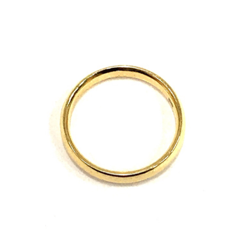 K18 リング 指輪 メレダイヤモンド 0.05ct 9号 総重量約2.5g レディース ジュエリー アクセサリー ゴールド_画像6