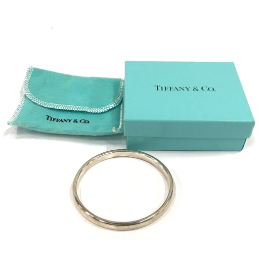 ティファニー 925 1837 ナローサークル ブレスレット 重量31.3g アクセサリー ブランド小物 保存袋/箱付 Tiffany&Co._画像1