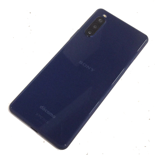 1円 docomo android SONY Xperia 10 SO-41A 64GB ブルー スマホ 本体 利用制限〇_画像5