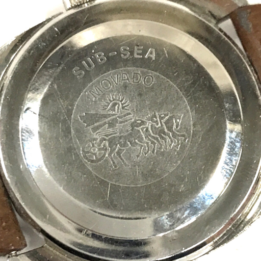 モバド Sub Sea50 手巻き 機械式 腕時計 メンズ 稼働品 社外ベルト ファッション小物 MOVADO_画像2